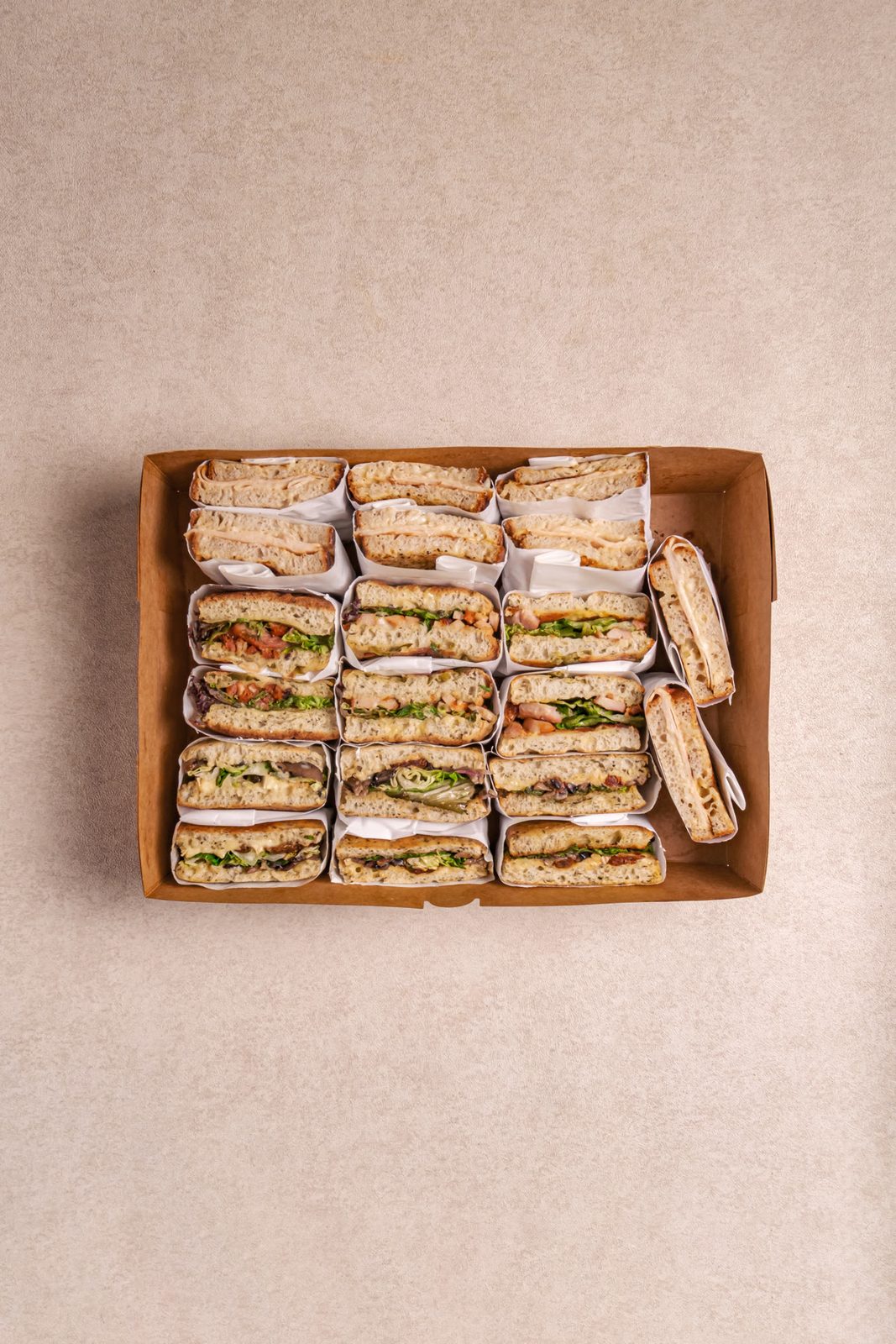 Gourmet Sandwich Box — 20 Halves (after 10am)